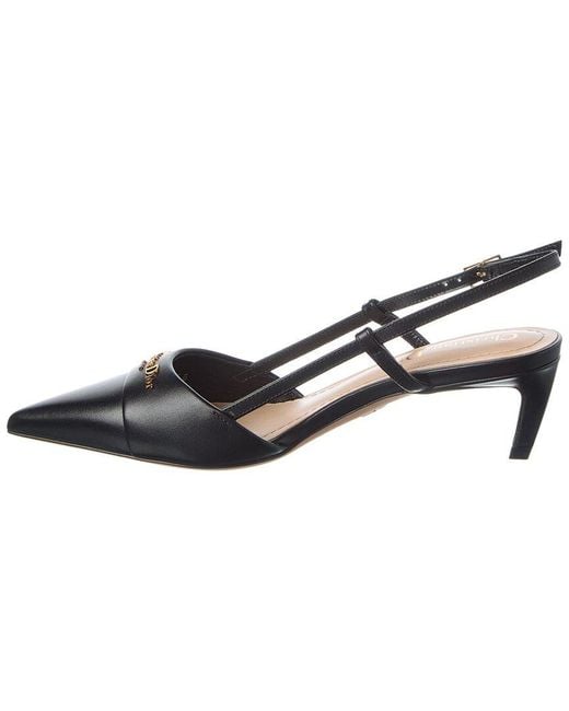 Dior Metallic My Leather Slingback Pump
