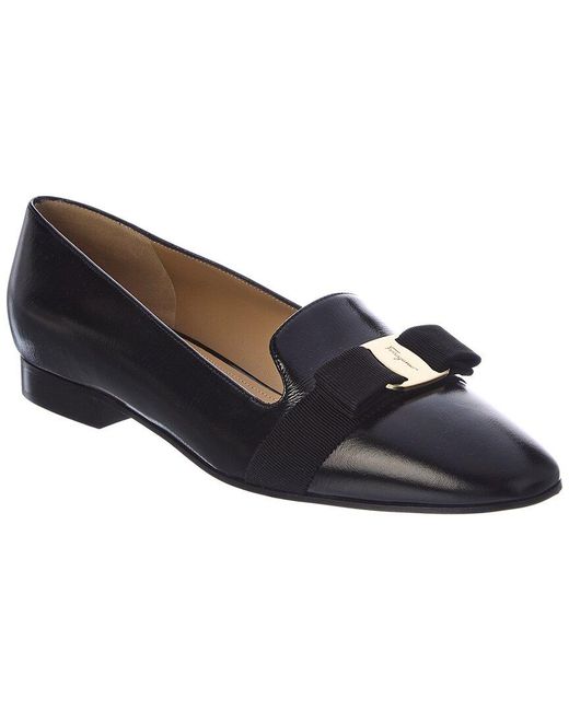 Ferragamo Blue Ferragamo Laufer Leather Loafer