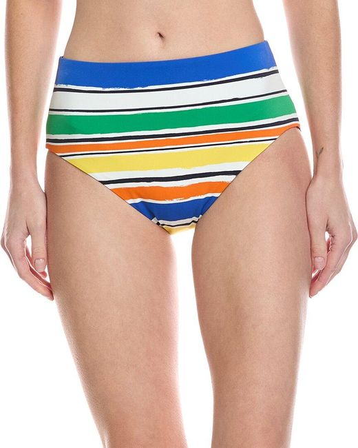 Kate Spade Blue Reversible Bikini Bottom