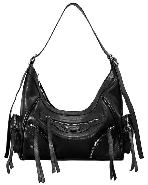 Adele Berto Black Shoulder Bag