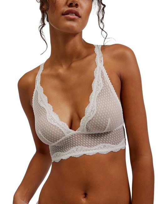 Free People Brown Midweek Longline Bralette