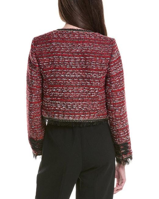 Walter Baker Red Naomi Tweed Jacket