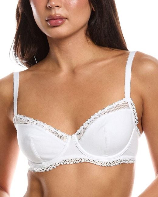 Passionata White Charlotte Wired Lace Demi Bra