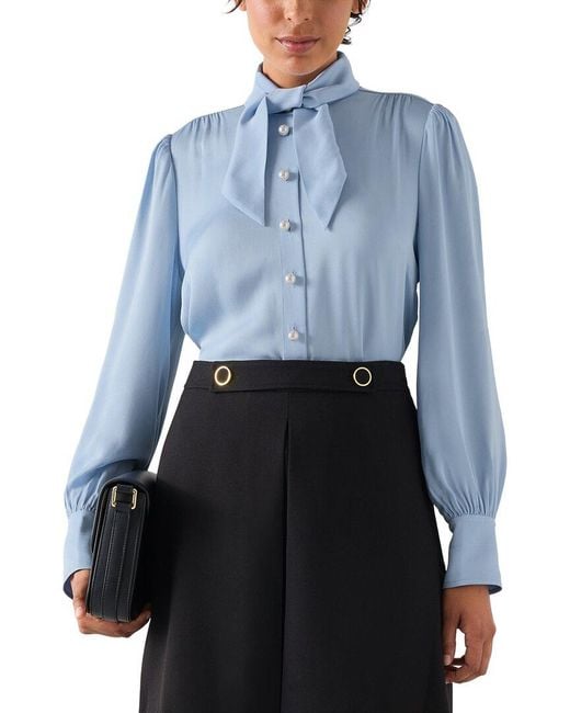 L.K.Bennett Blue Hall Top