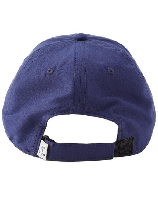 Life Is Good. Blue Active Chill Cap for men