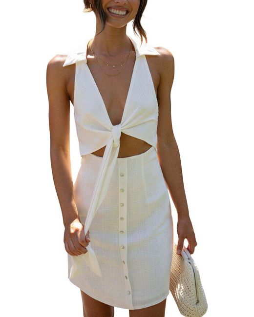ENJOY PETRA White Mini Dress