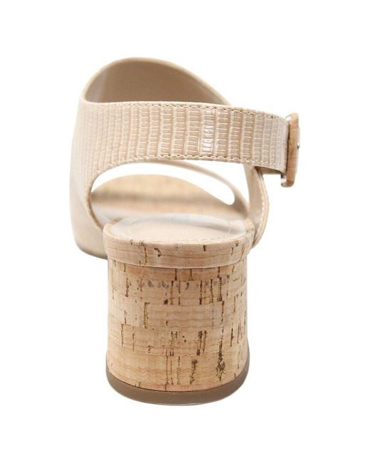 Charles David Natural Cannon Sandal