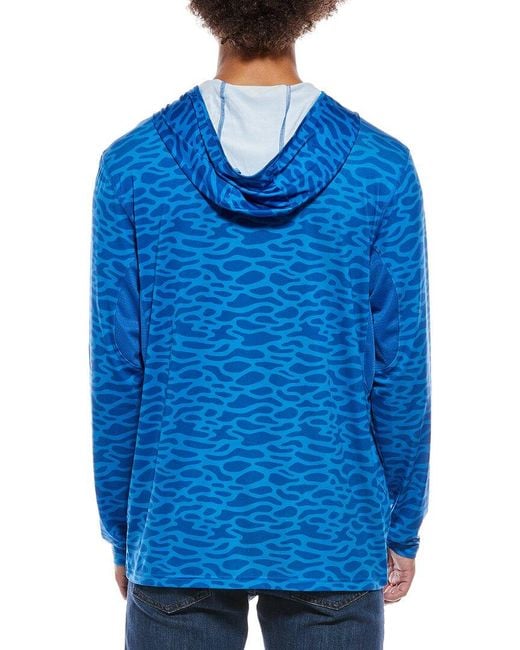 COSTA APPAREL Blue Voyager Hoodie for men
