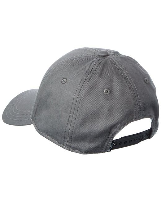 DIESEL Gray New D Logo Cap for men
