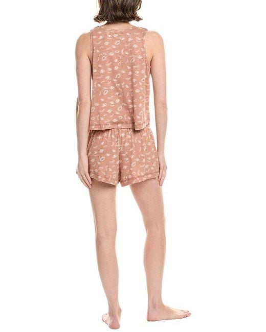 Honeydew Intimates Pink Intimates 2Pc Star Seeker Shortie Set