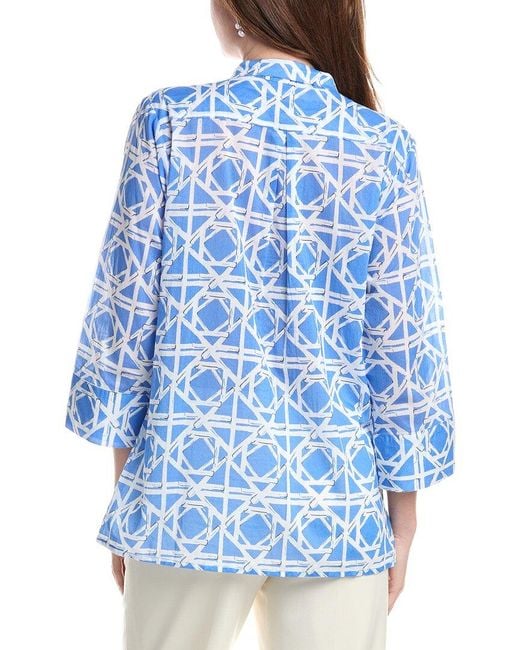 Jude Connally Blue Cricket Top