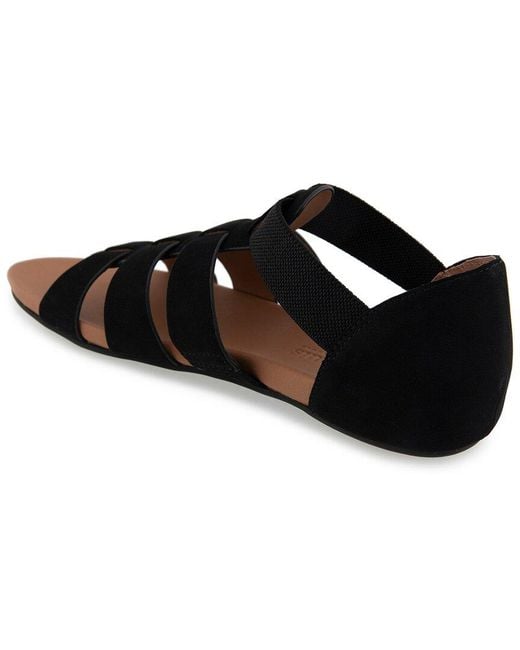 Gentle Souls Black Lennon Nubuck Sandal