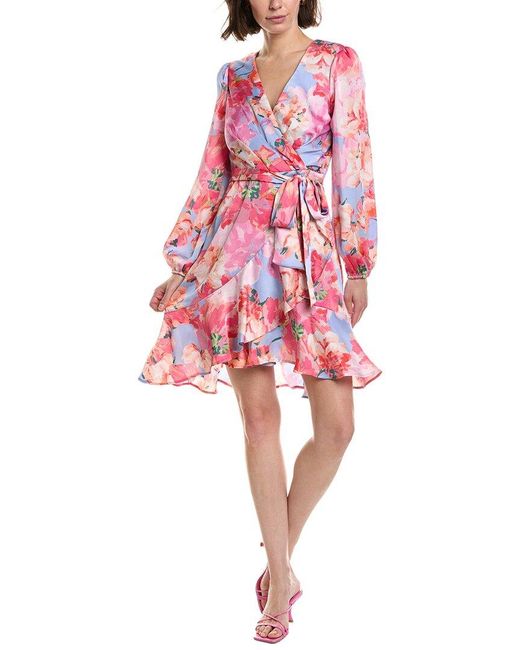 Tahari Red Mini Dress