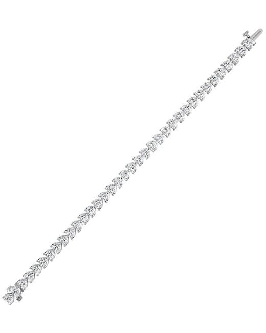 Lab Grown Diamonds White 14K 18.00 Ct. Tw. Lab-Grown Diamond Bracelet