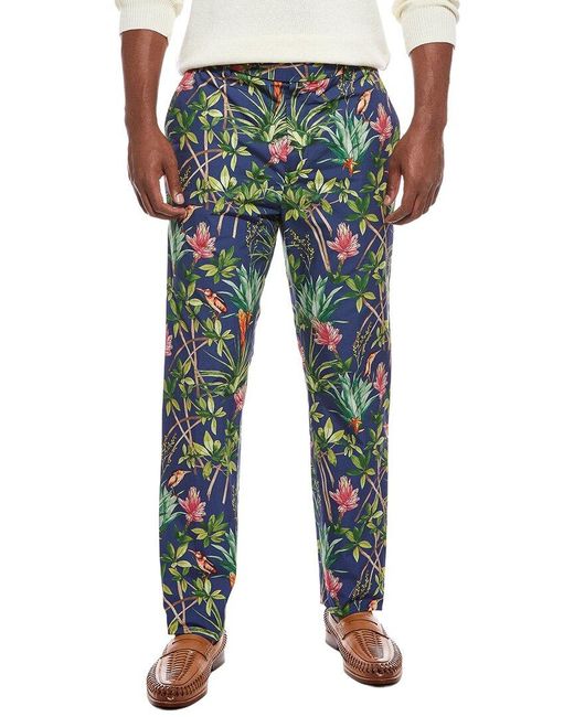 J.McLaughlin Blue Oxford Pant for men