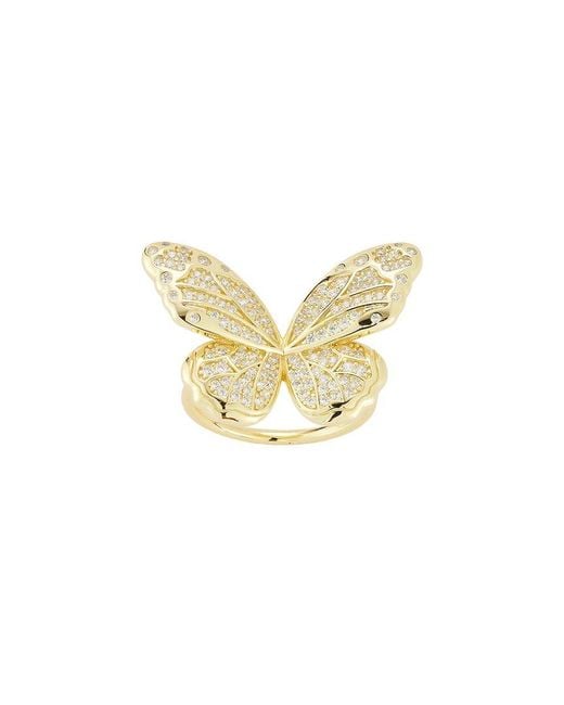 Sphera Milano Metallic 14K Plated Cz Ring