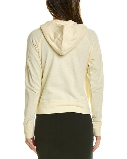 James Perse Natural French Terry Zip Hoodie