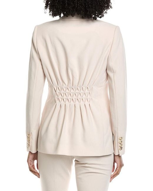Tahari Natural Notch Collar Blazer