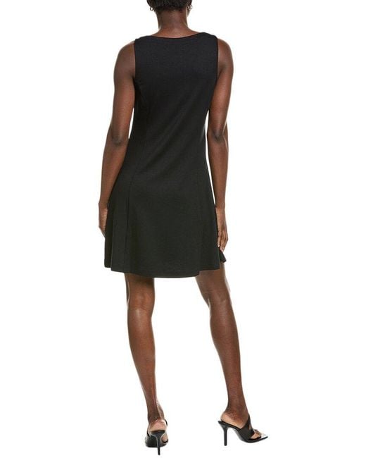 Tommy Bahama Black Darcy Fit And Flare Mini Dress