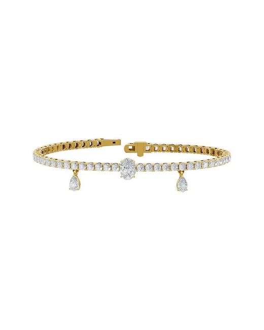 Lab Grown Diamonds White 14K 6.47 Ct. Tw. Lab-Grown Diamond Bracelet