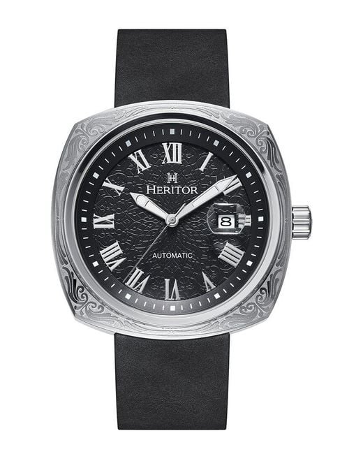Heritor Gray Heritor Davenport Watch for men
