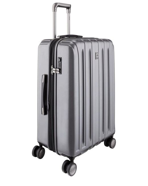 Delsey Gray Titanium 4W 25" Expandable Trolley