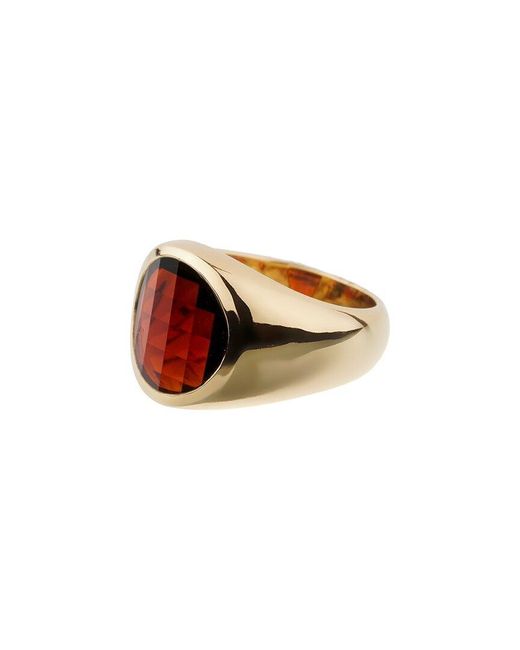 Pomellato Red 18K Garnet Cocktail Ring (Authentic Pre-Owned)
