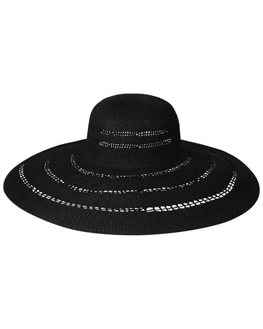 Lack of Color Black Riviera Ultrawide Hat