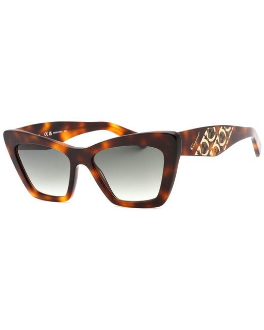 Ferragamo Brown Sf1081se 55mm Sunglasses
