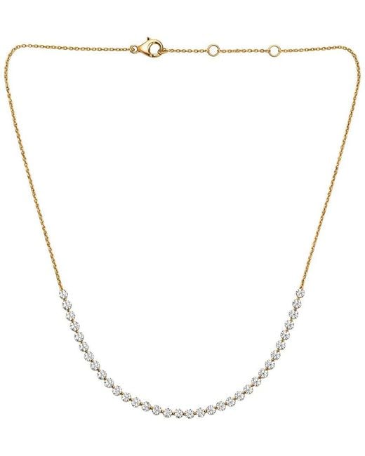 Maitre De Diamant White 14K 3.84 Ct. Tw. Lab-Grown Diamond Necklace