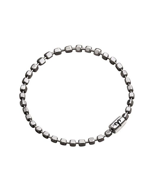 Karma and Luck Metallic Zodiac Plated Ball Chain Bracelet