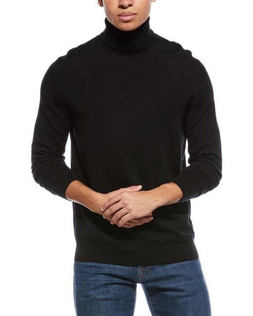 Reiss Black Able Wool Sweater for men