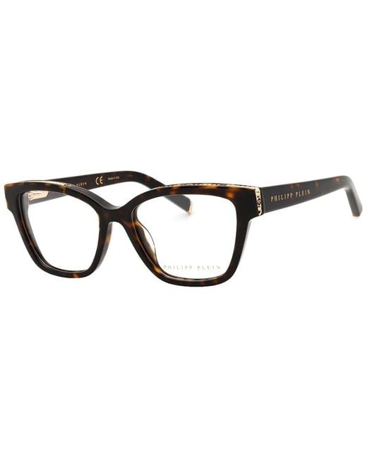 Philipp Plein Black Vpp034S 53Mm Optical Frames