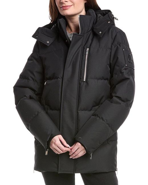 Moose Knuckles Black Down Puffer Jacket
