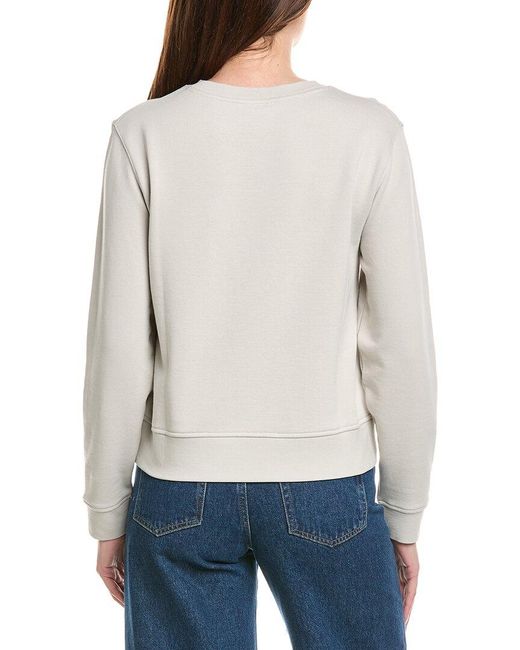 Vince White Crewneck Pullover