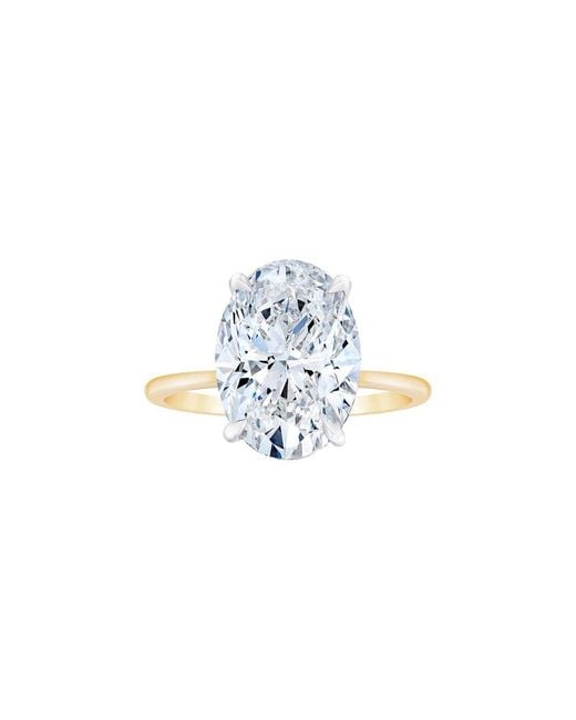 Lab Grown Diamonds White 14K 10.00 Ct. Tw. Lab-Grown Diamond Ring
