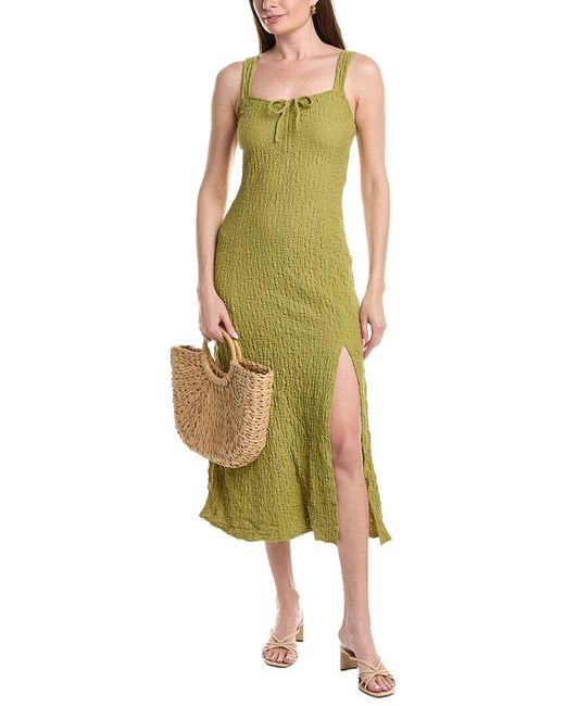 Saltwater Luxe Green Tank Midi Dress
