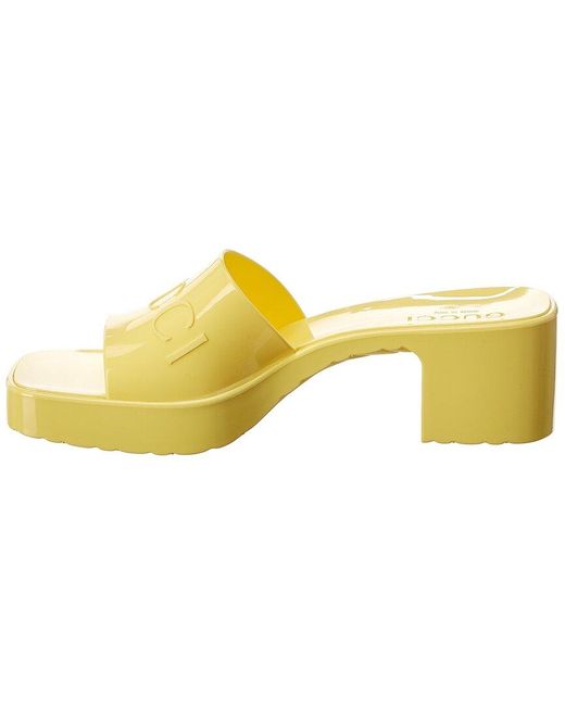 yellow platform slides