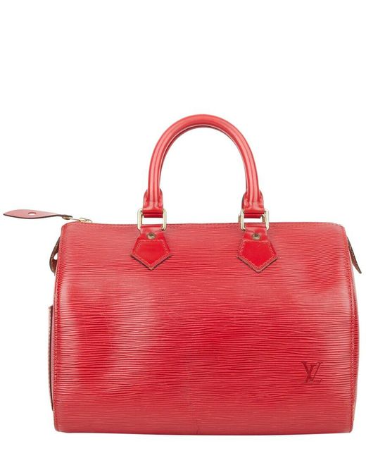 Louis Vuitton Red Epi Leather Speedy (Authentic Pre-Owned)