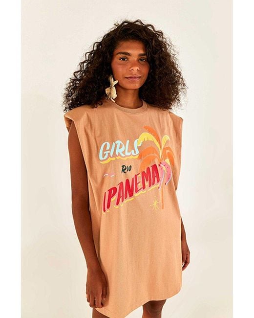 Farm Rio Orange Girls Rio Ipanema T-shirt