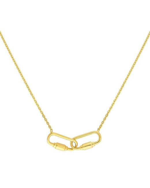 HAWLEY ST Metallic 14K Fashion Necklace