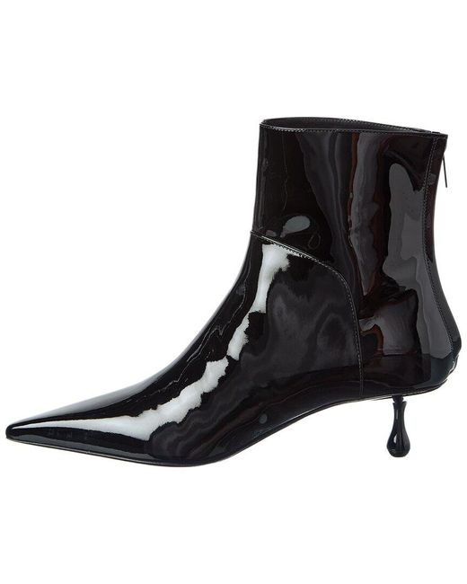 Jimmy Choo Black Cycas Ab 50 Patent Bootie