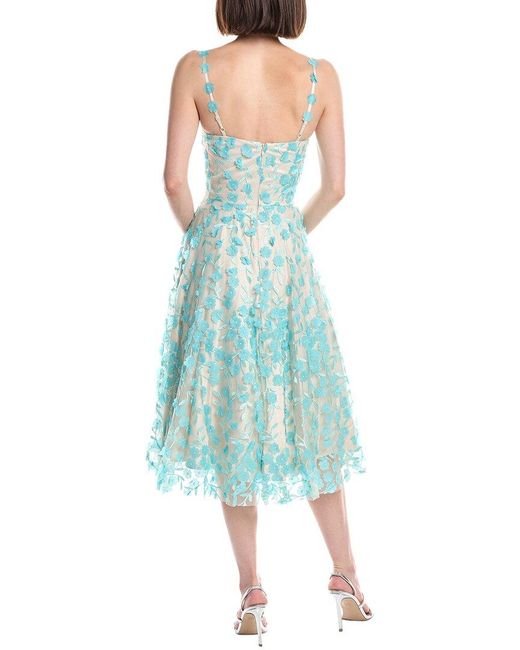 Eliza J Green Sleeveless Embellished Mini Dress