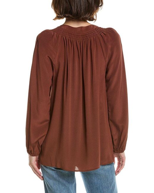 Lilly Pulitzer Red Elsa Silk Top
