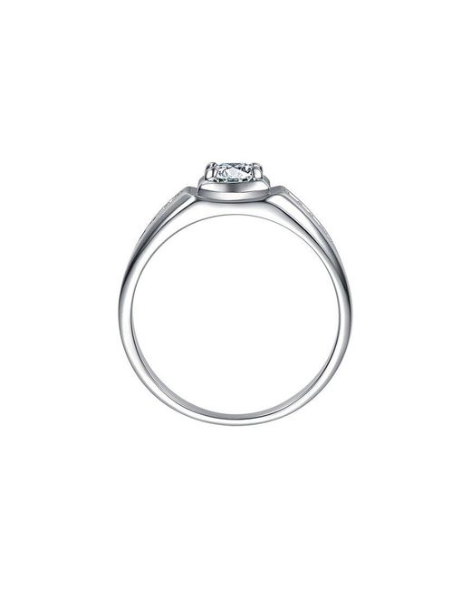 Genevive Jewelry White Rachel Glauber Plated Cz Engagement Ring for men