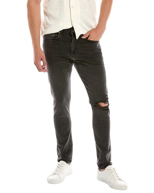 Rag & Bone Black Fit 1 Aero Stretch Wolcott Skinny Jean for men