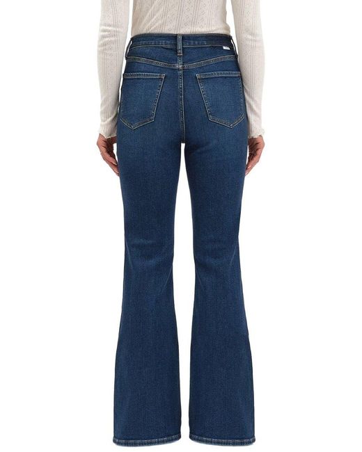 Daze Denim Blue Sunset Flare Magic Hour High Rise Flare Jean