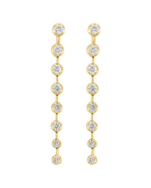 Effy Fine Jewelry White 14K 0.69 Ct. Tw. Diamond Earrings