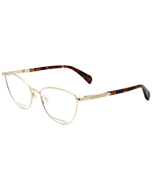 Rag & Bone Metallic 52Mm Optical Frames