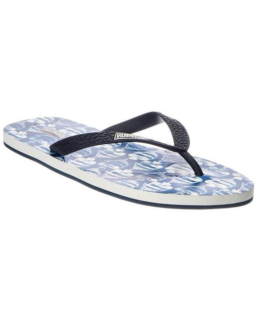 Vilebrequin Blue Flip Flop for men